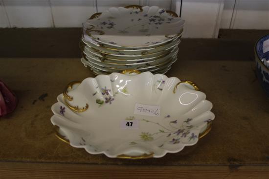 Limoges dessert set(-)